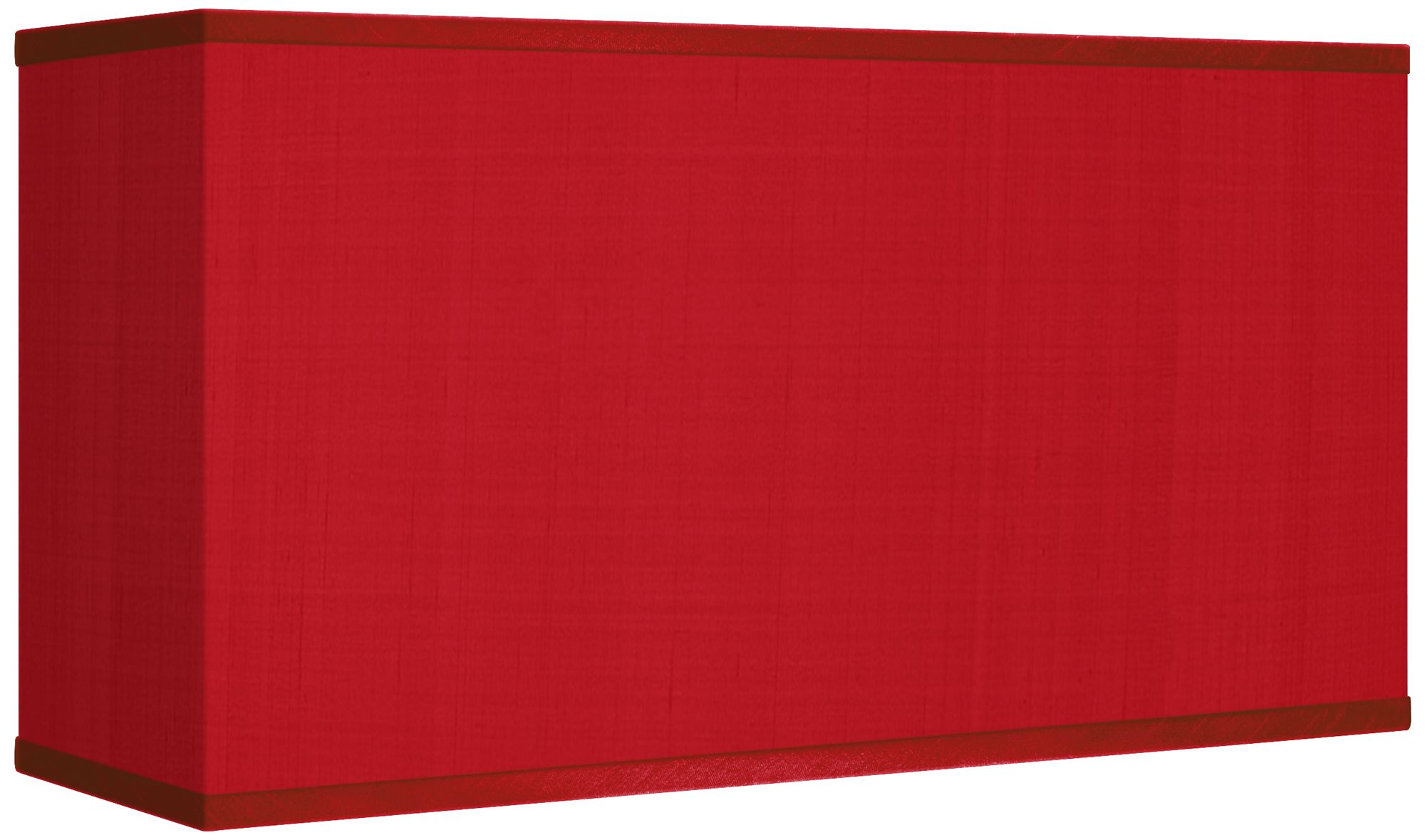 red rectangle lamp shade