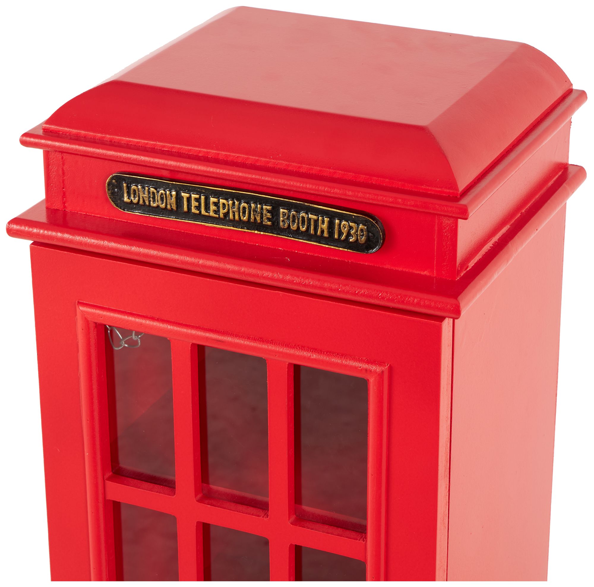 Image 2 Red Wooden Vintage Storage Unit, 11" x 9" x 30" more views