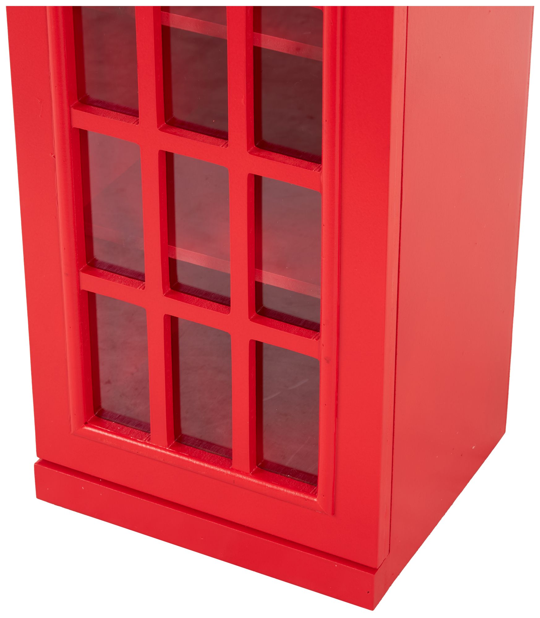 Image 3 Red Wooden Vintage Storage Unit, 11" x 9" x 30" more views