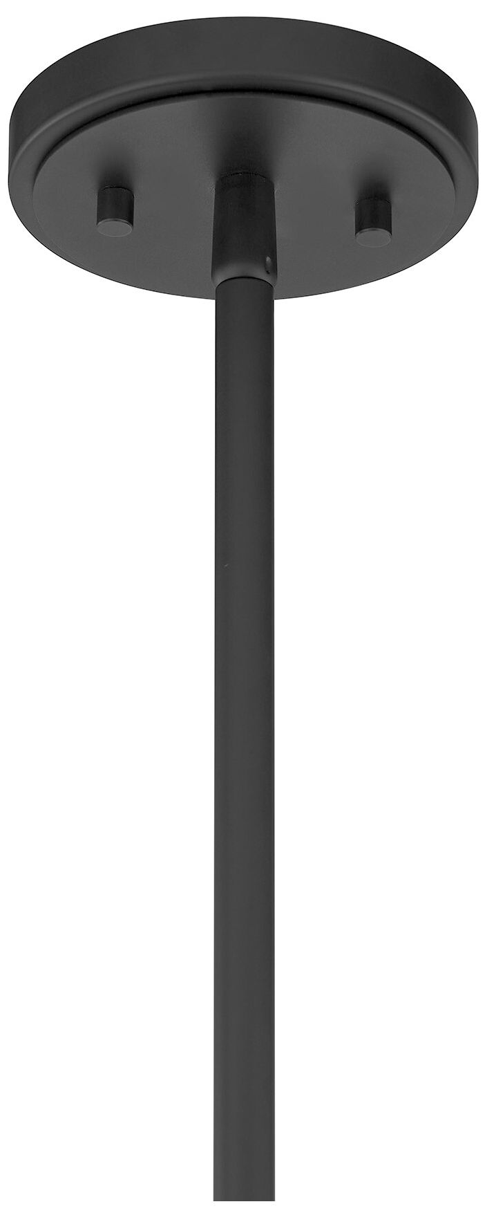 Image 3 Reddick 3-Light Pendant in Matte Black more views