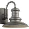 Redding Station 12 1/2" High Silver LED Outdoor Wall Light