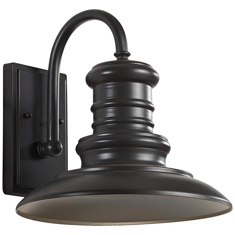Redding Station 12 1/2 inch High Bronze LED Outdoor Wall Light