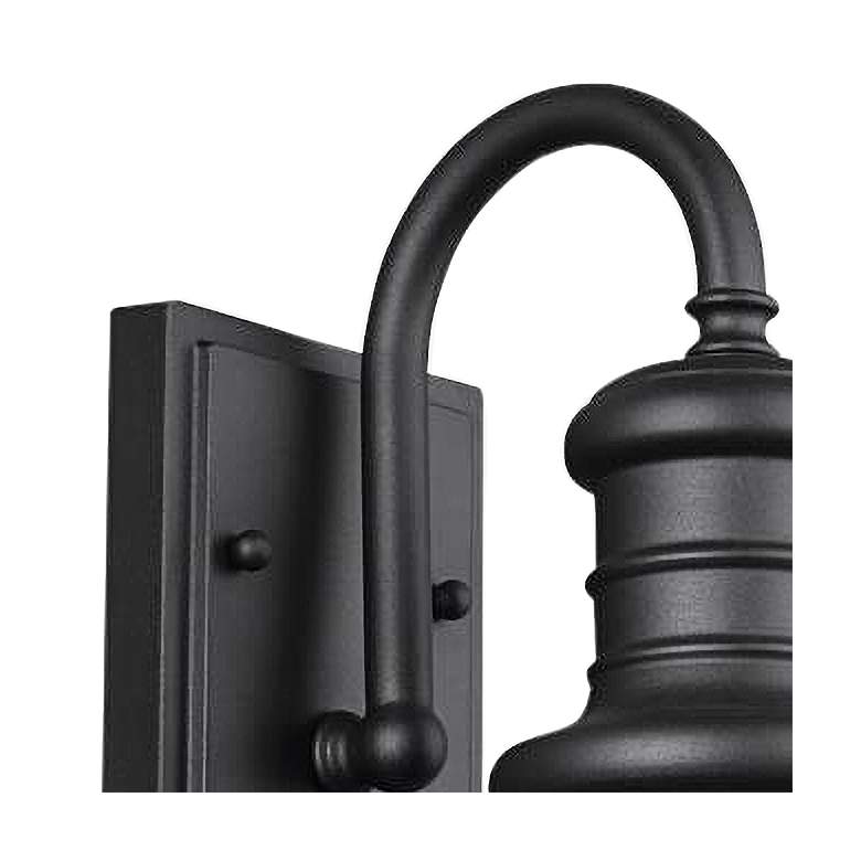 Image 3 Redding Station 9 1/2" Textured Black Industrial Outdoor Wall Light more views