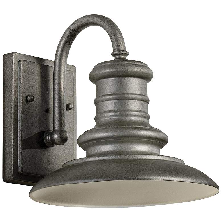 Image 2 Redding Station 9 3/4" High Silver LED Outdoor Wall Light