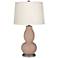 Redend Point Double Gourd Table Lamp with Vine Lace Trim