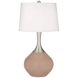 Image2 of Redend Point Fog Linen Shade Spencer Table Lamp