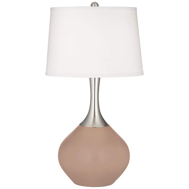 Image 2 Redend Point Fog Linen Shade Spencer Table Lamp