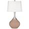 Redend Point Fog Linen Shade Spencer Table Lamp