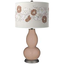 Image1 of Redend Point Rose Bouquet Double Gourd Table Lamp