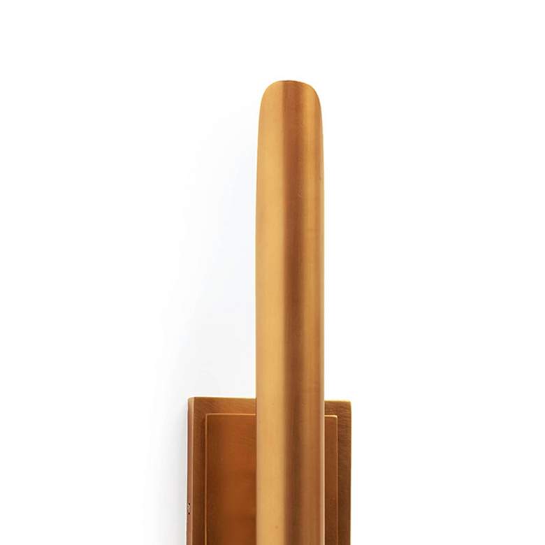 Image 5 Redford 22" High Natural Brass ADA Wall Sconce more views