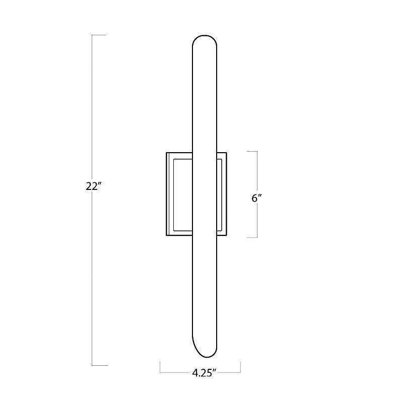 Image 5 Redford 22" High Oil-Rubbed Bronze Wall Sconce more views