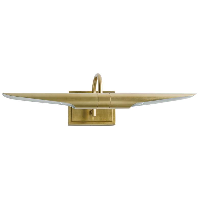 Redford 22&quot; Wide Natural Brass 2-Light Picture Light