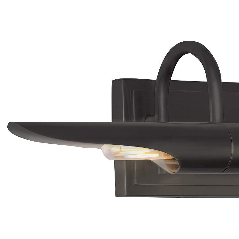 Image 2 Redford 32" Wide Oil-Rubbed Bronze 4-Light LED Picture Light more views