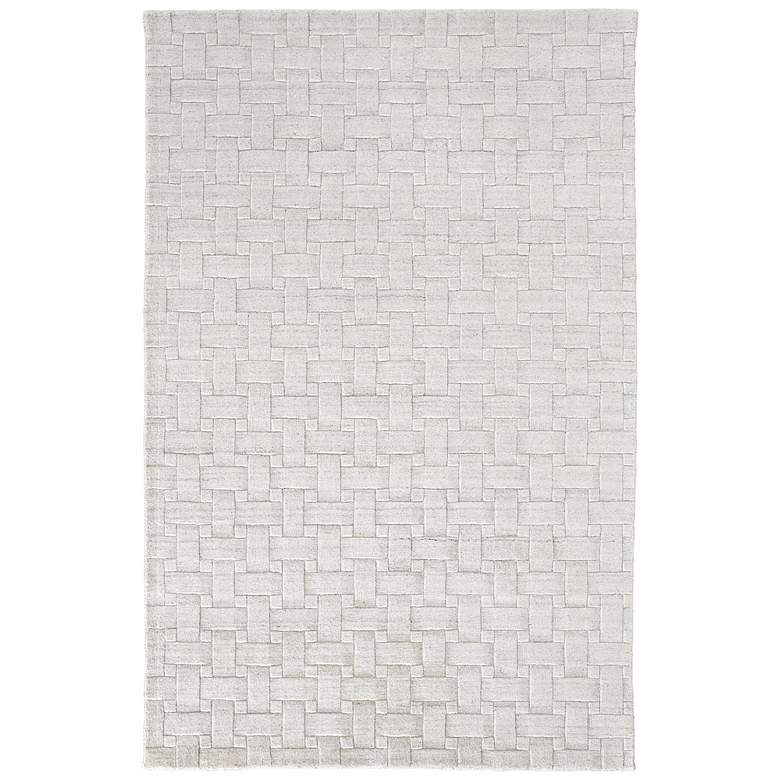 Image 1 Redford 8669F 5&#39;x8&#39; White Rectangular Area Rug