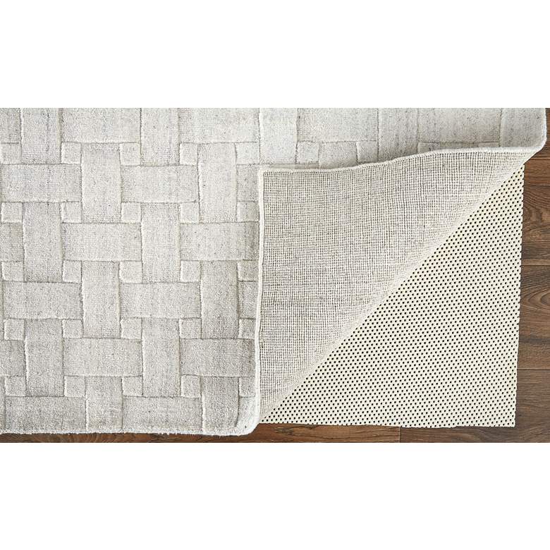 Image 3 Redford 8669F 5'x8' White Rectangular Area Rug more views
