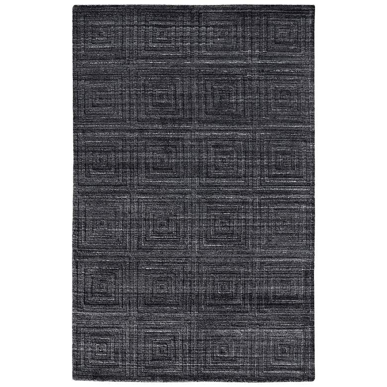 Image 2 Redford 8670F 5&#39;x8&#39; Charcoal Gray Rectangular Area Rug