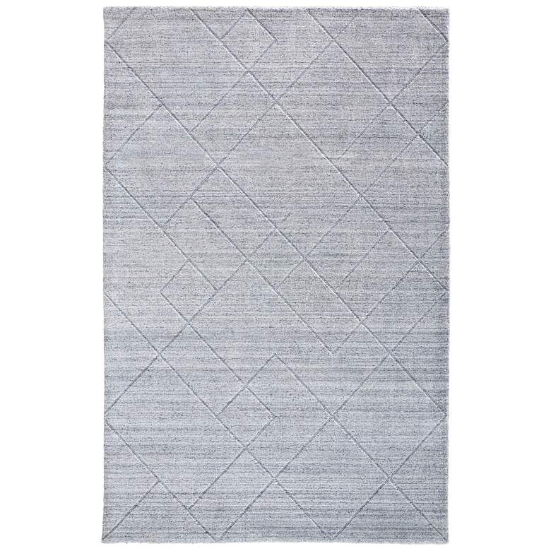 Image 1 Redford Transitional Solid Hand Woven Gray Area Rug 8848F