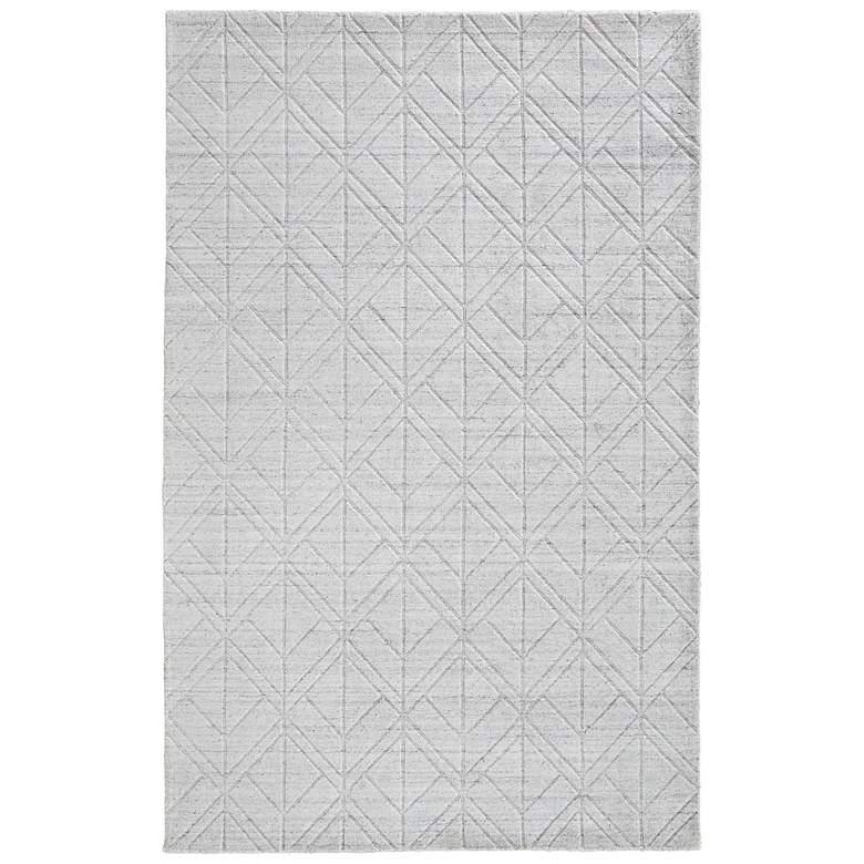 Image 1 Redford Transitional Solid Hand Woven White Area Rug 8847F