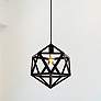 1_Redmond Collection Pendant D13.0" H14.6 Lt:1 Black Finish