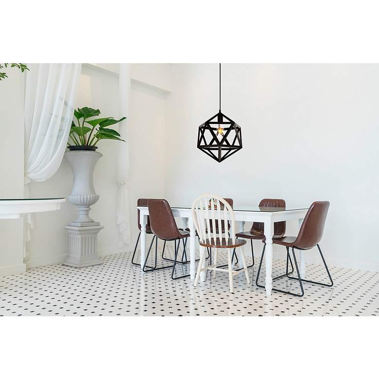 Image 3 Redmond Collection Pendant D13.0" H14.6 Lt:1 Black Finish more views