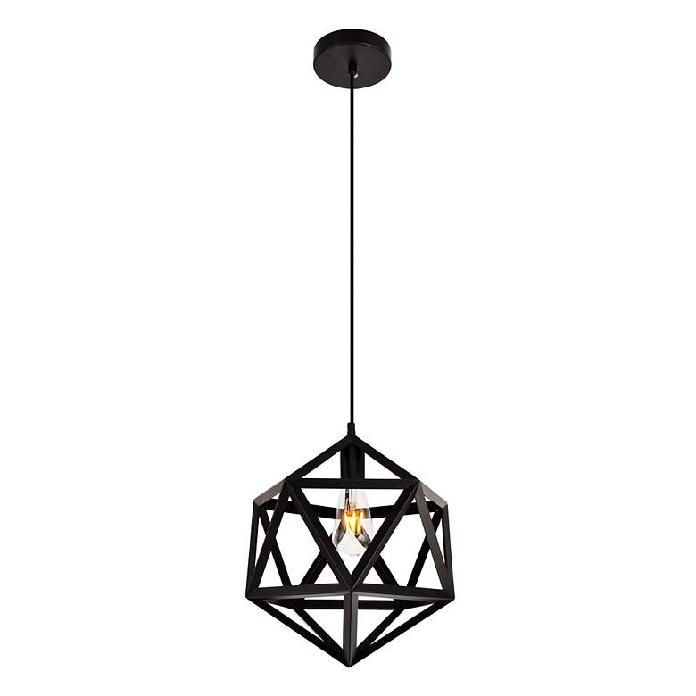 Image 4 Redmond Collection Pendant D13.0" H14.6 Lt:1 Black Finish more views