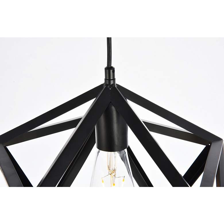 Image 7 Redmond Collection Pendant D13.0" H14.6 Lt:1 Black Finish more views