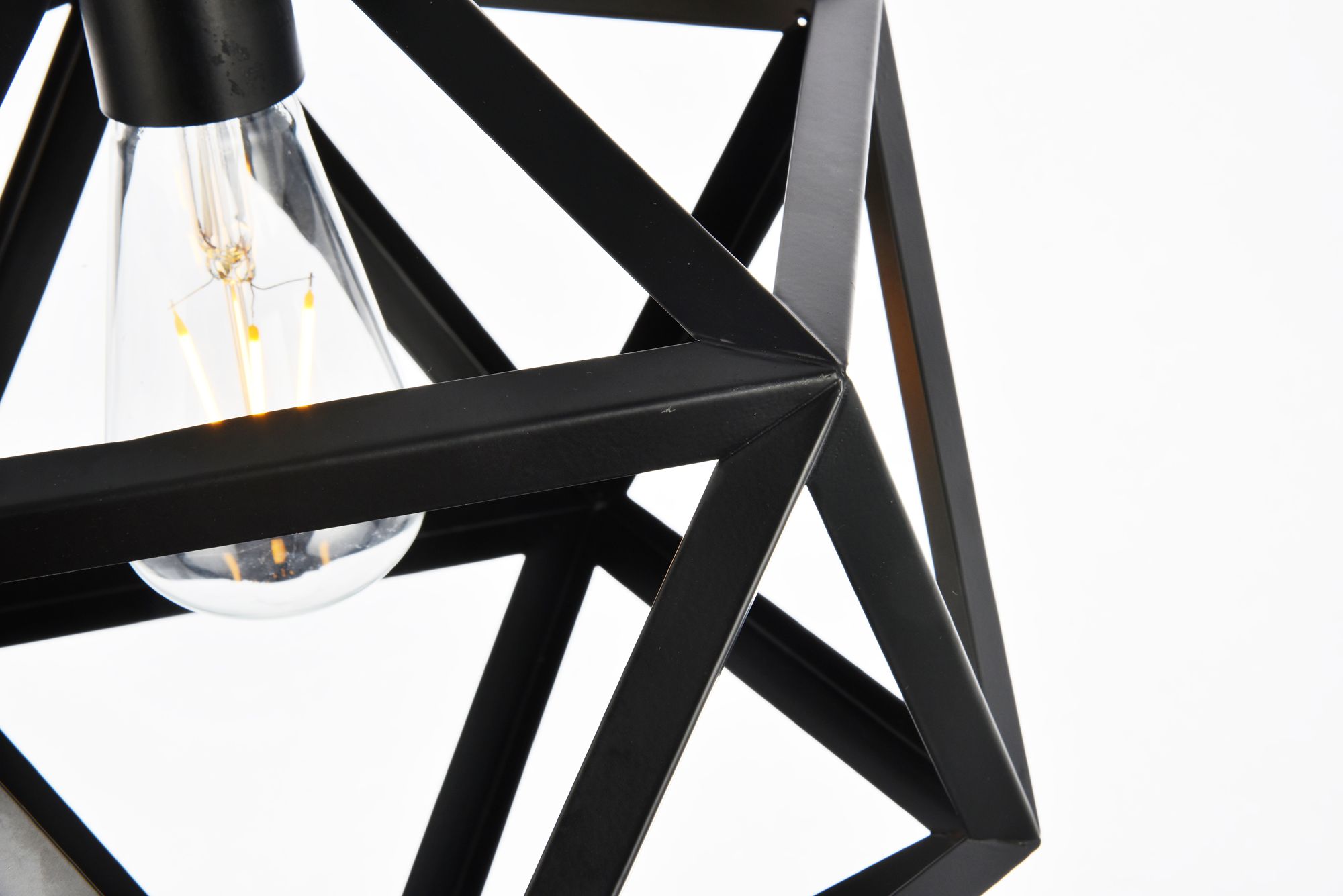 Redmond Collection Pendant D13.0" H14.6 Lt:1 Black Finish