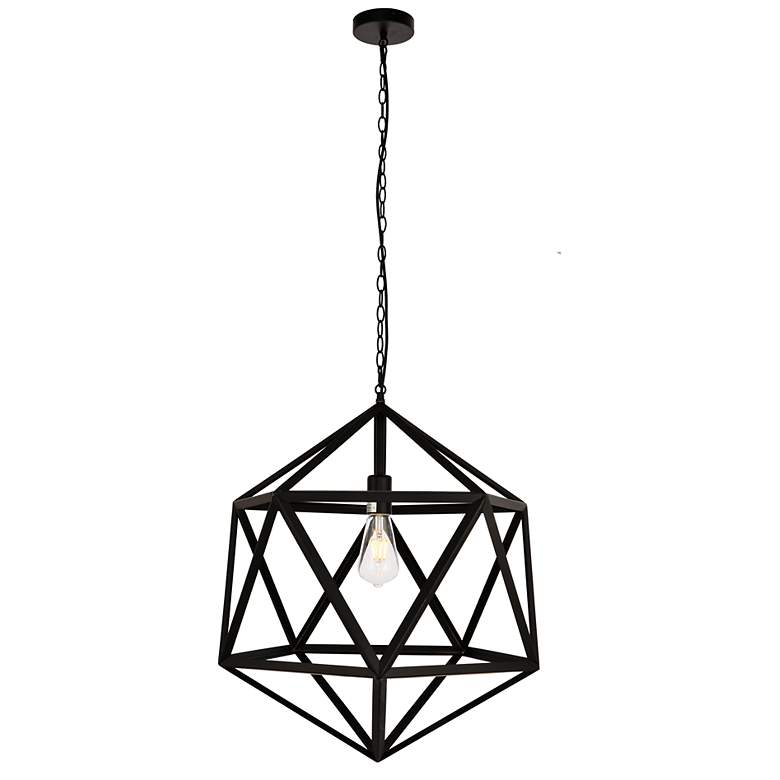 Image 2 Redmond Collection Pendant D19.7 H22.6 Lt:1 Black Finish