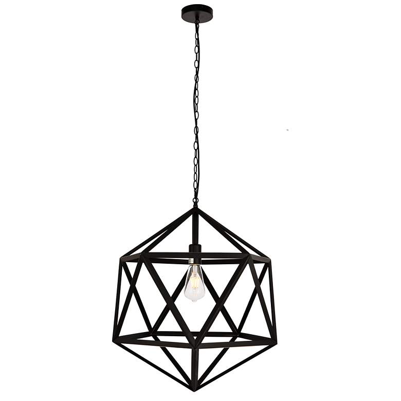 Image 1 Redmond Collection Pendant D19.7 H22.6 Lt:1 Black Finish