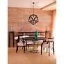 3_Redmond Collection Pendant D19.7 H22.6 Lt:1 Black Finish more views