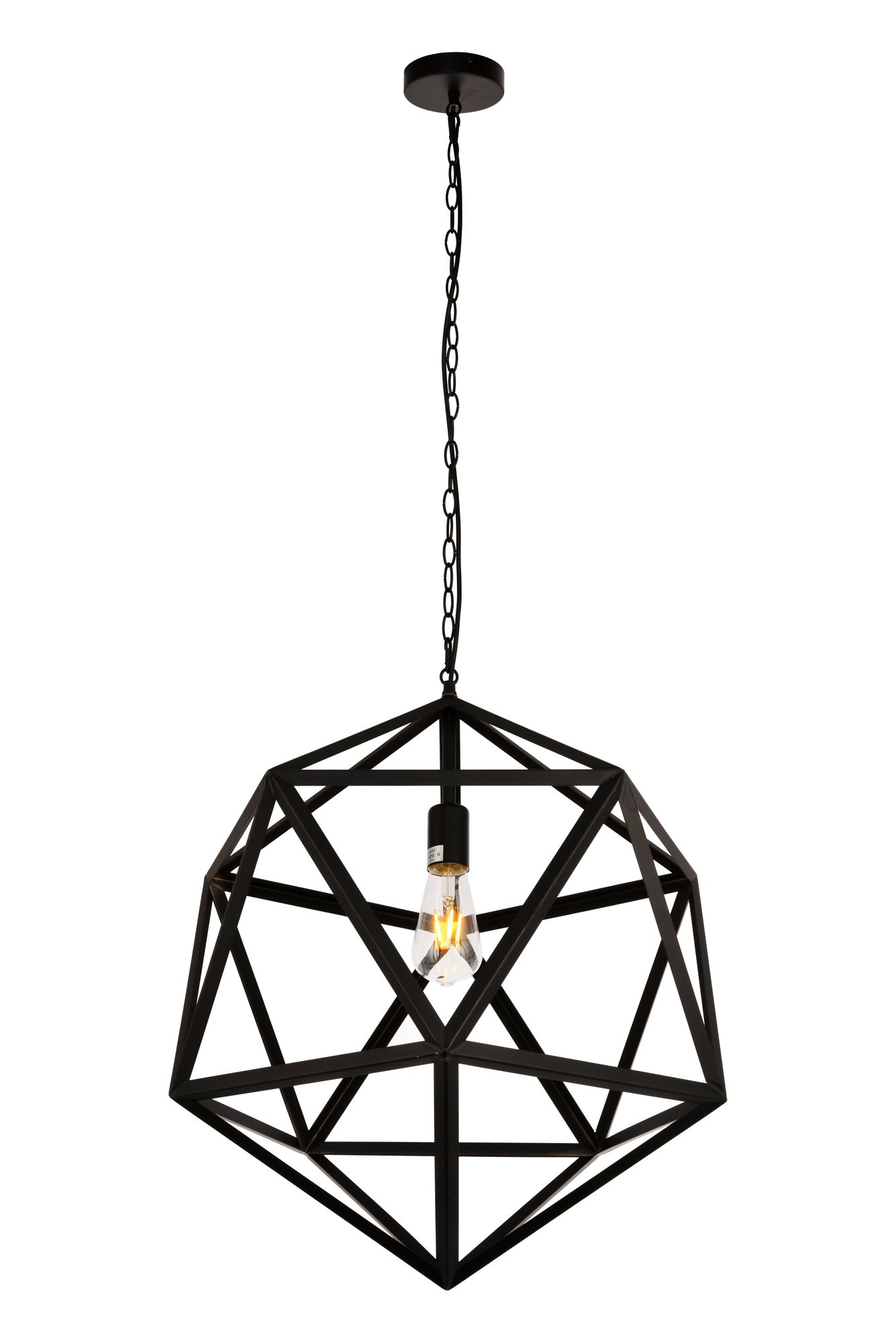 Redmond Collection Pendant D19.7 H22.6 Lt:1 Black Finish