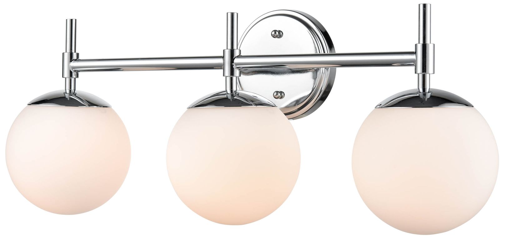 Image 2 Redondo 24" Wide Chrome 3-Light Vanity Bath Light