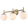 Thumbnail4 of Redondo 24" Wide Modern Gold 3-Light Vanity Bath Light more views