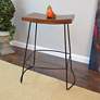 3_Reece 24" Chestnut Wood Counter Stool more views