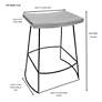 6_Reece 24" Natural Wood Counter Stool more views