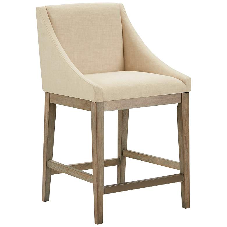 Image 2 Reed 26 inch Cream Fabric Counter Stool