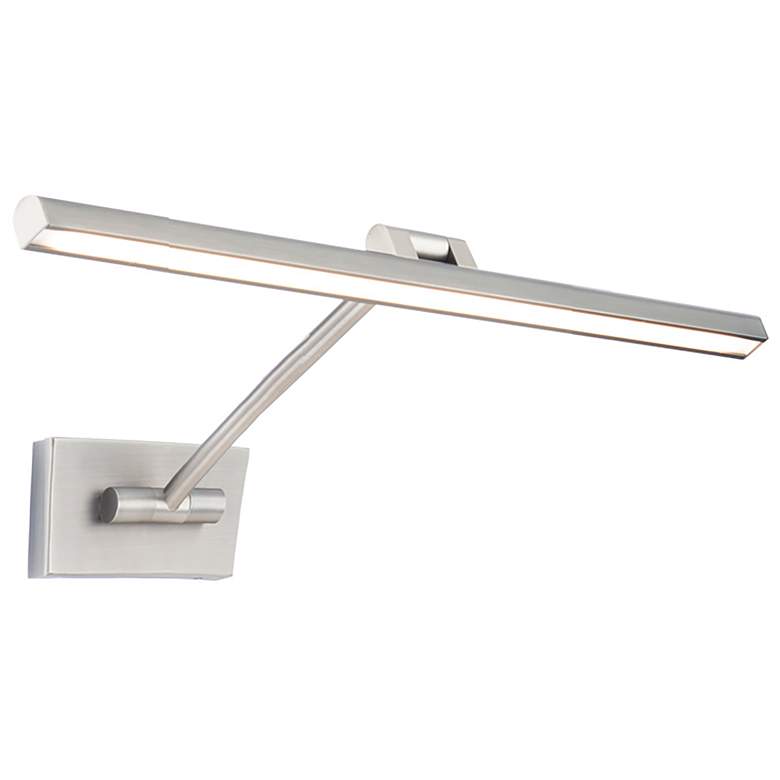 Image 1 Reed 3 inchH x 24.5 inchW 1-Light Picture Light in Brushed Nickel