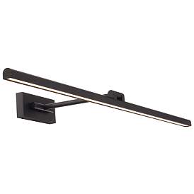 Image1 of Reed 3"H x 42"W 1-Light Picture Light in Black