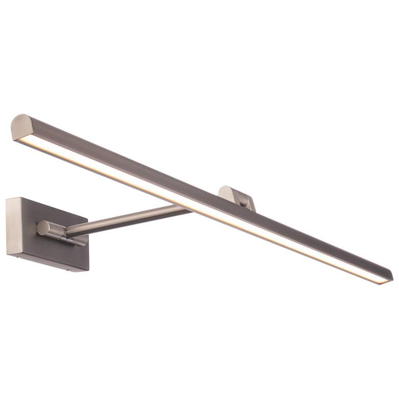 Image 1 Reed 3 inchH x 42 inchW 1-Light Picture Light in Brushed Nickel