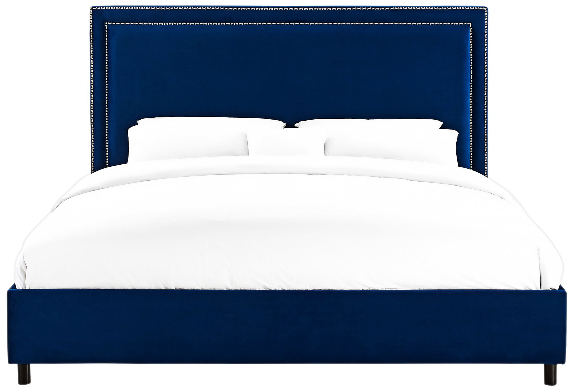 Reed Navy Velvet Bed 19W67 Lamps Plus