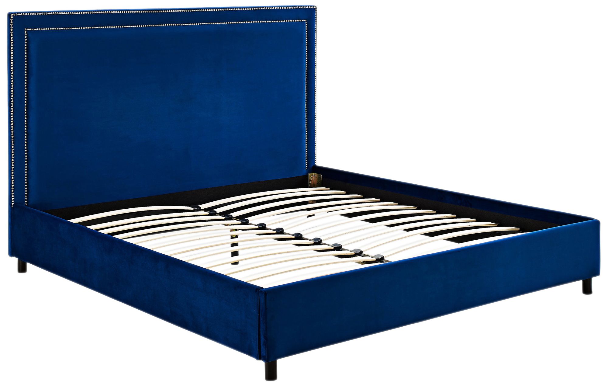 Reed Navy Velvet Bed 19W67 Lamps Plus