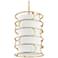 Reedley 4 Light Large Pendant Vintage Gold Leaf
