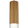 7_Reeds 11 3/4" Wide Gold Glass 3-Light LED Mini Pendant more views