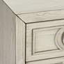 3_Reeds 19" Wide White 3-Drawer Wood Accent Tables Set of 2 more views