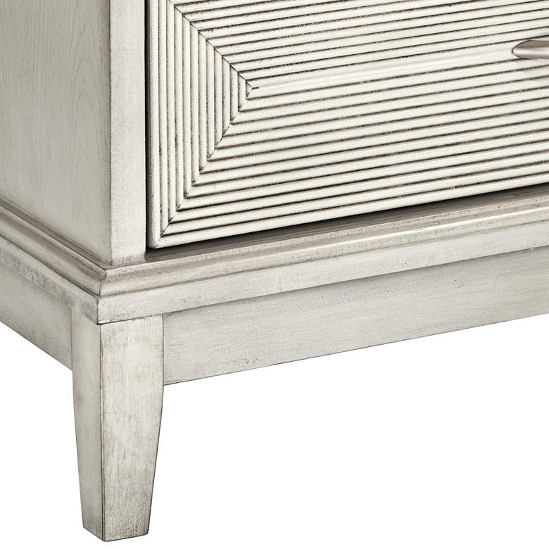 Image 5 Reeds 31 1/2" Wide White 3-Drawer Wood Accent Chest more views