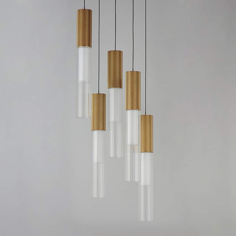 Image 5 Reeds 5-Light LED Pendant more views