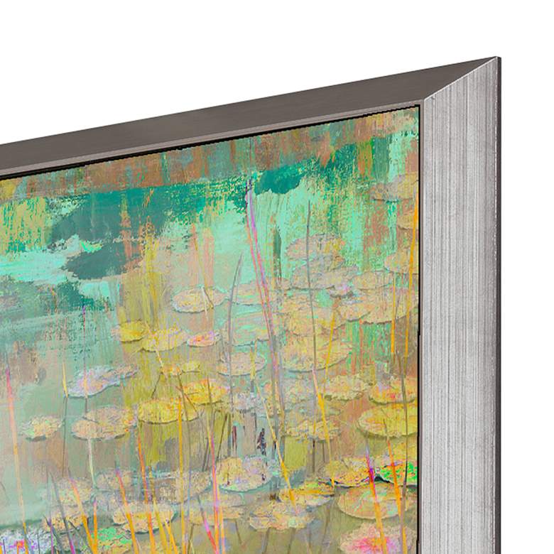 Image 2 Reeds and Lilies I 39"H Rectangular Giclee Framed Wall Art more views