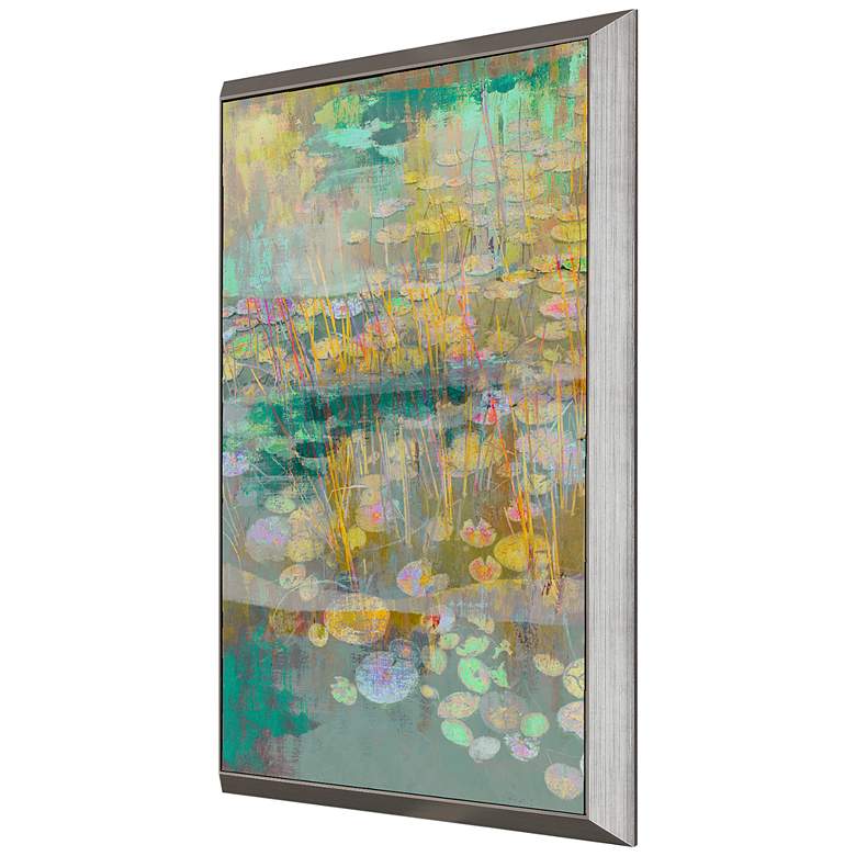 Image 3 Reeds and Lilies I 39"H Rectangular Giclee Framed Wall Art more views
