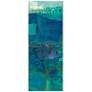 2_Reedy Blue III 63"H Free Floating Tempered Glass Wall Art