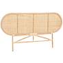 Thumbnail2 of Reegan Natural Brown Rattan Queen Size Standalone Headboard